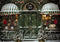 Kate Noël Rue Vert Rétro Magasin de café Toile de fond conçue par Mini MakeBelieve - Kate Backdrop FR