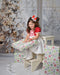 Kate Hiver Intérieur Blanc Sapin de Noël Fenêtre Toile de fond conçue par Emetselch - Kate Backdrop FR
