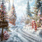 Kate Noël Extérieur Forêt Chemin Toile de fond conçue par Emetselch - Kate Backdrop FR