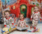Kate Dessin animé Noël Forêt Cabane Toile de fond conçue par Chain Photographie - Kate Backdrop FR