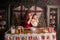 Kate Noël Vert foncé Rétro Cuisine Fenêtre Toile de fond conçue par Emetselch - Kate Backdrop FR