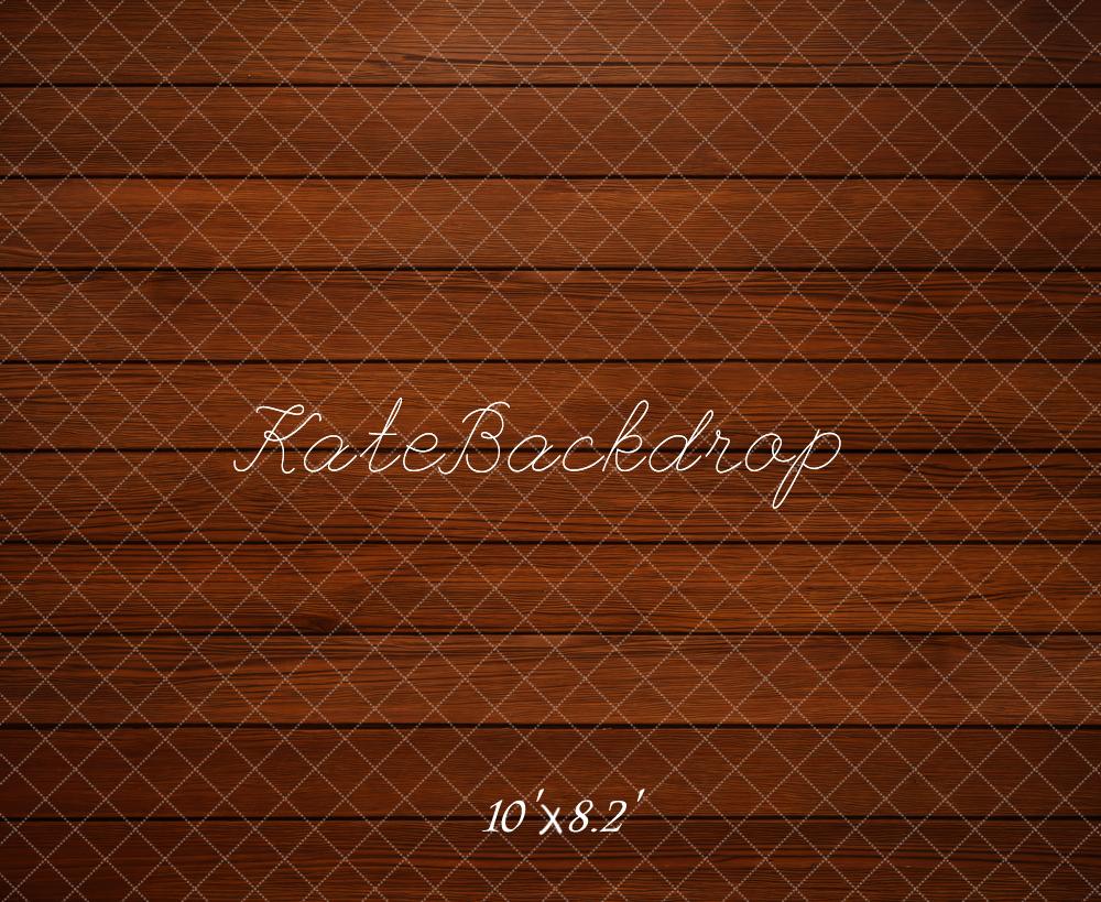 Kate Sombre Marron Rouge Parquet Bois Sol Toile de fond conçue par Kate Image - Kate Backdrop FR