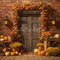 Kate Automne Halloween Feuille d'érable Porte Toile de fond conçue par Emetselch - Kate Backdrop FR