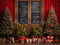 Kate Sapin de Noël Rideau Cadeaux Mur en bois Toile de fond conçue par Emetselch - Kate Backdrop FR