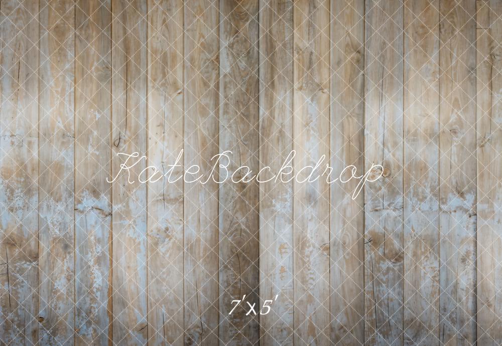 Kate Gris clair Vieux Plancher en bois Sol Toile de fond conçue par Kate Image - Kate Backdrop FR