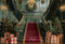 Kate Noël Intérieur Vert foncé Rétro Escalier Toile de fond conçue par Emetselch - Kate Backdrop FR