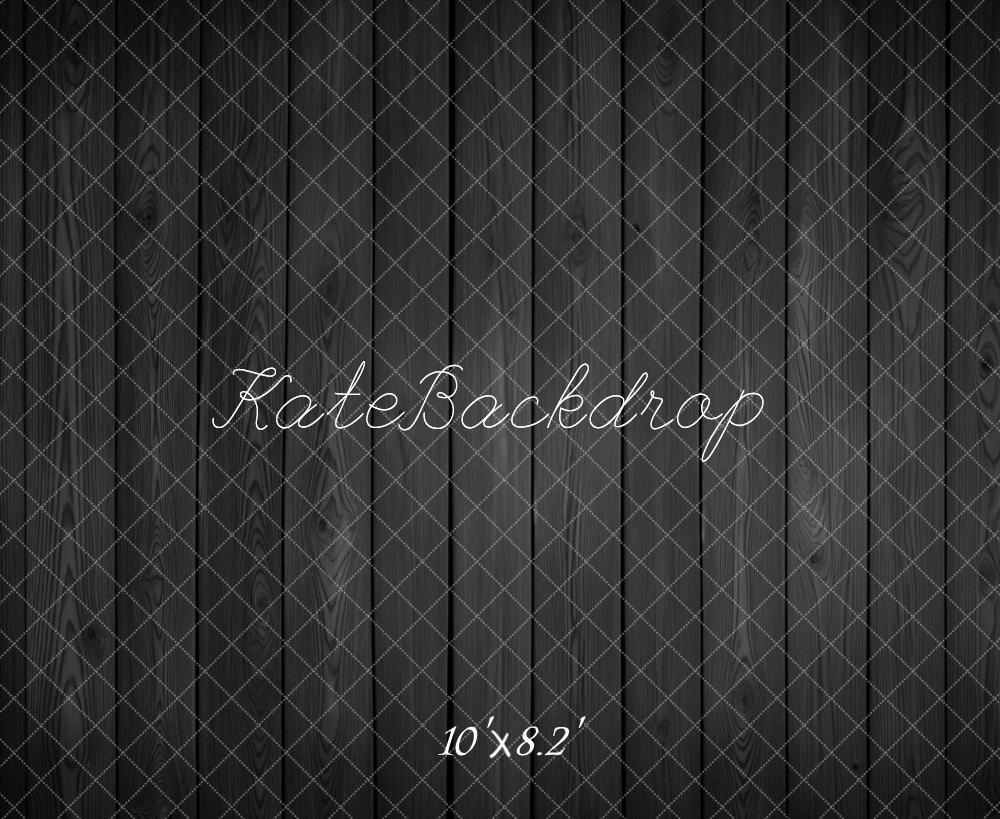 Kate Gris foncé Parquet Sol Toile de fond conçue par Kate Image - Kate Backdrop FR
