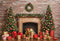 Kate Noël Cheminée Cadeaux Mur de briques Toile de fond conçue par Emetselch - Kate Backdrop FR