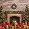Kate Noël Cheminée Cadeaux Mur de briques Toile de fond conçue par Emetselch - Kate Backdrop FR