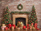 Kate Noël Cheminée Cadeaux Mur de briques Toile de fond conçue par Emetselch - Kate Backdrop FR