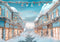 Kate Hiver Noël Rétro Rêve Rue du paradis Toile de fond conçue par Mini MakeBelieve - Kate Backdrop FR