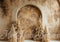 Kate Boho Beige Mur brisé Arche Noël Toile de fond conçue par Mini MakeBelieve - Kate Backdrop FR