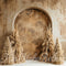 Kate Boho Beige Mur brisé Arche Noël Toile de fond conçue par Mini MakeBelieve - Kate Backdrop FR