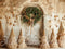 Kate Boho Beige Arche Sapin de Noël Couronne Toile de fond conçue par Mini MakeBelieve - Kate Backdrop FR