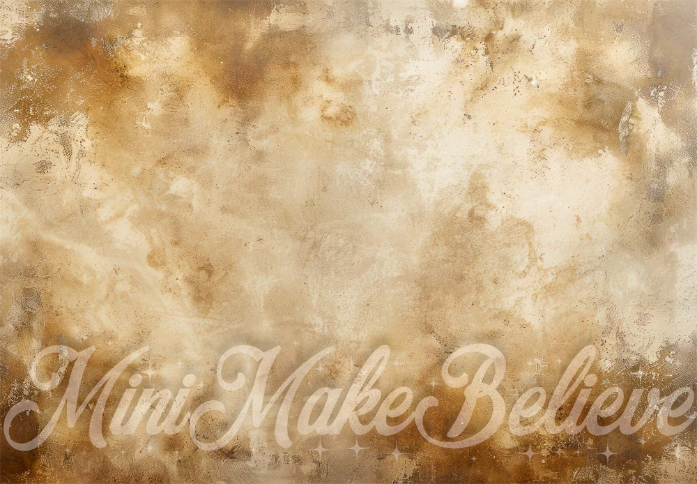 Kate Boho Beige Abstrait Sol Toile de fond conçue par Mini MakeBelieve - Kate Backdrop FR