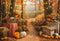Kate Halloween Forêt d'érables Citrouille Chemin Toile de fond conçue par Emetselch - Kate Backdrop FR
