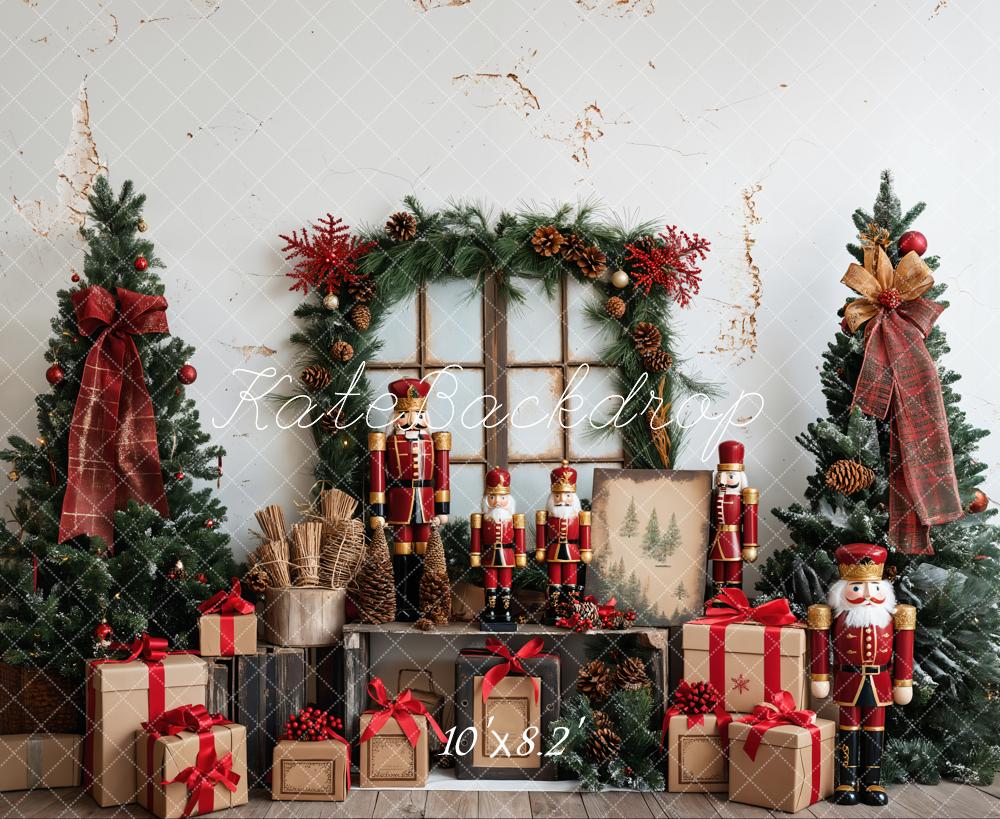 Kate Noël Casse-Noisette Fenêtre Cadeaux Toile de fond conçue par Emetselch - Kate Backdrop FR