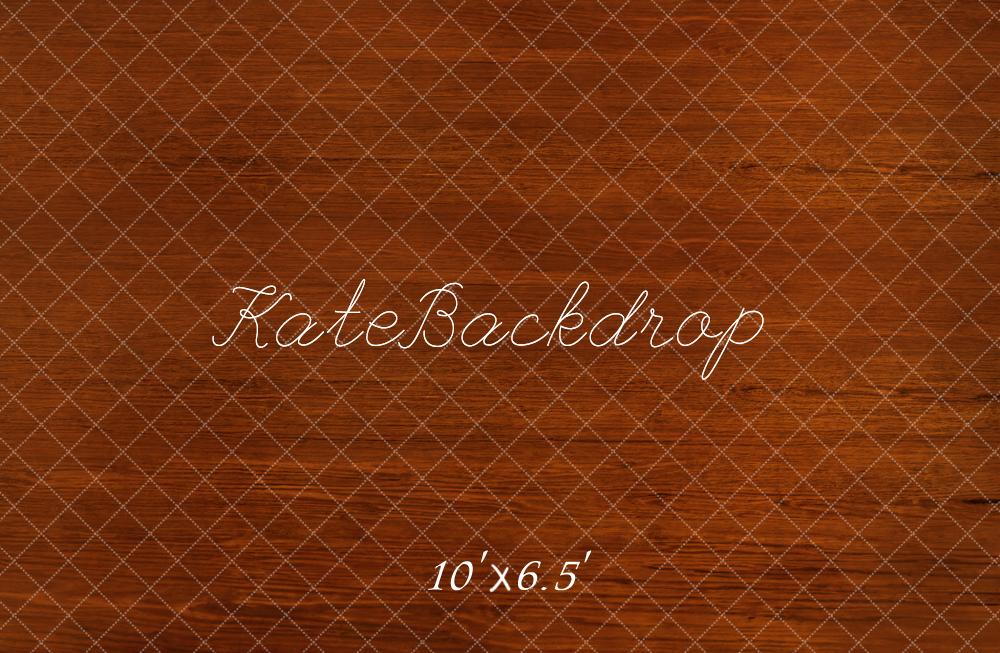 Kate Rouge Marron Parquet Bois Sol Toile de fond conçue par Kate Image - Kate Backdrop FR