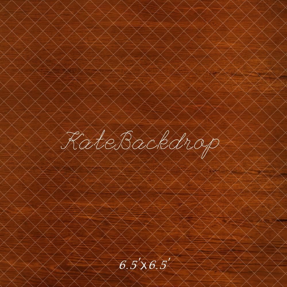 Kate Rouge Marron Parquet Bois Sol Toile de fond conçue par Kate Image - Kate Backdrop FR