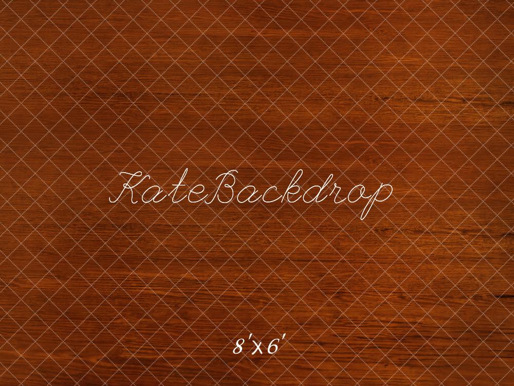 Kate Rouge Marron Parquet Bois Sol Toile de fond conçue par Kate Image - Kate Backdrop FR