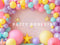 Kate Arche de ballons Coloré Cake smash Toile de fond conçue par Patty Robert - Kate Backdrop FR