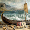 Kate Bateau Viking Pirate Aventure Toile de fond conçue par Patty Robert - Kate Backdrop FR