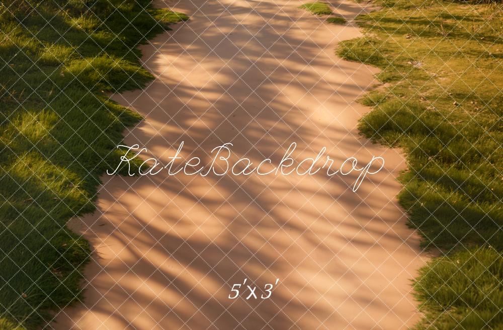Kate Forêt Ombre Prairie Chemin Sol Toile de fond conçue par Kate Image - Kate Backdrop FR