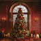 Kate Sapin de Noël Fenêtre Rouge Mur Rétro Toile de fond conçue par Emetselch - Kate Backdrop FR