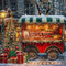 Kate Noël Nuit Rue Camion de restauration Neige Toile de fond conçue par Emetselch - Kate Backdrop FR