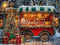 Kate Noël Nuit Rue Camion de restauration Neige Toile de fond conçue par Emetselch - Kate Backdrop FR
