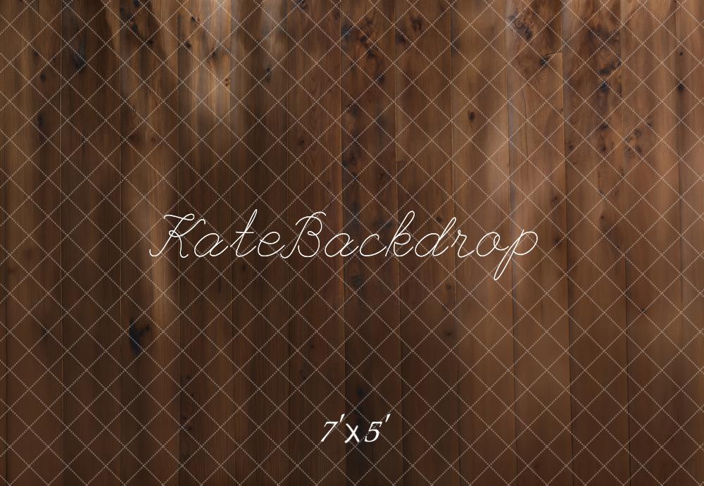Kate Marron foncé Parquet Sol en bois Toile de fond conçue par Kate Image - Kate Backdrop FR
