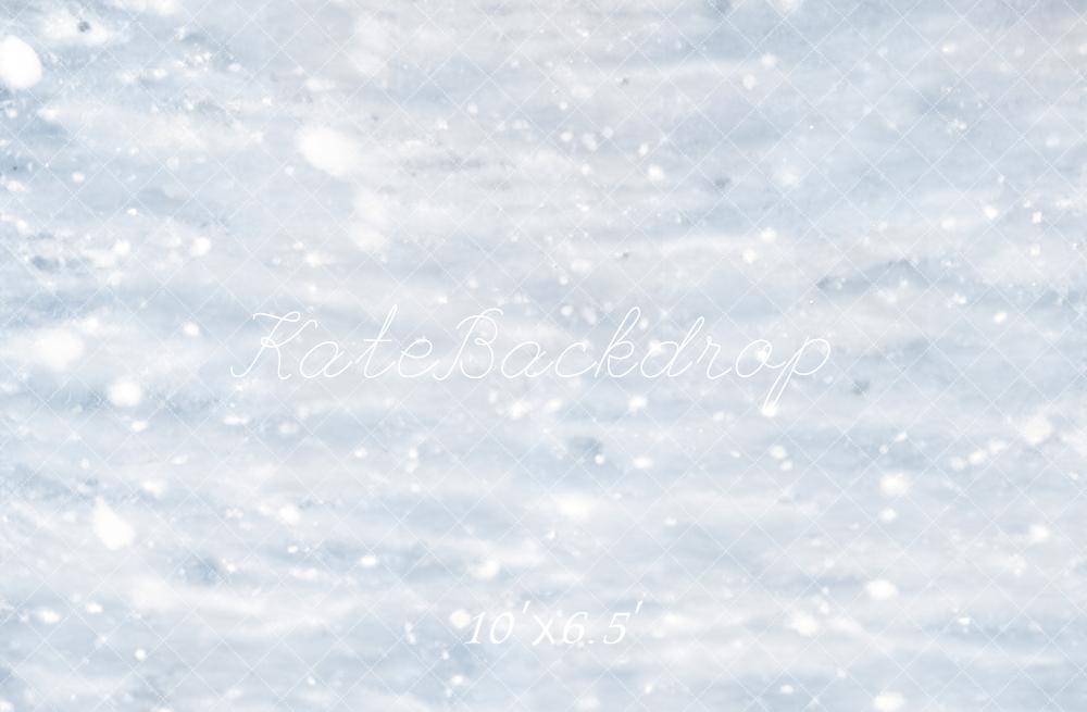 Kate Hiver Neige Blanc Sol Toile de fond conçue par Kate Image - Kate Backdrop FR