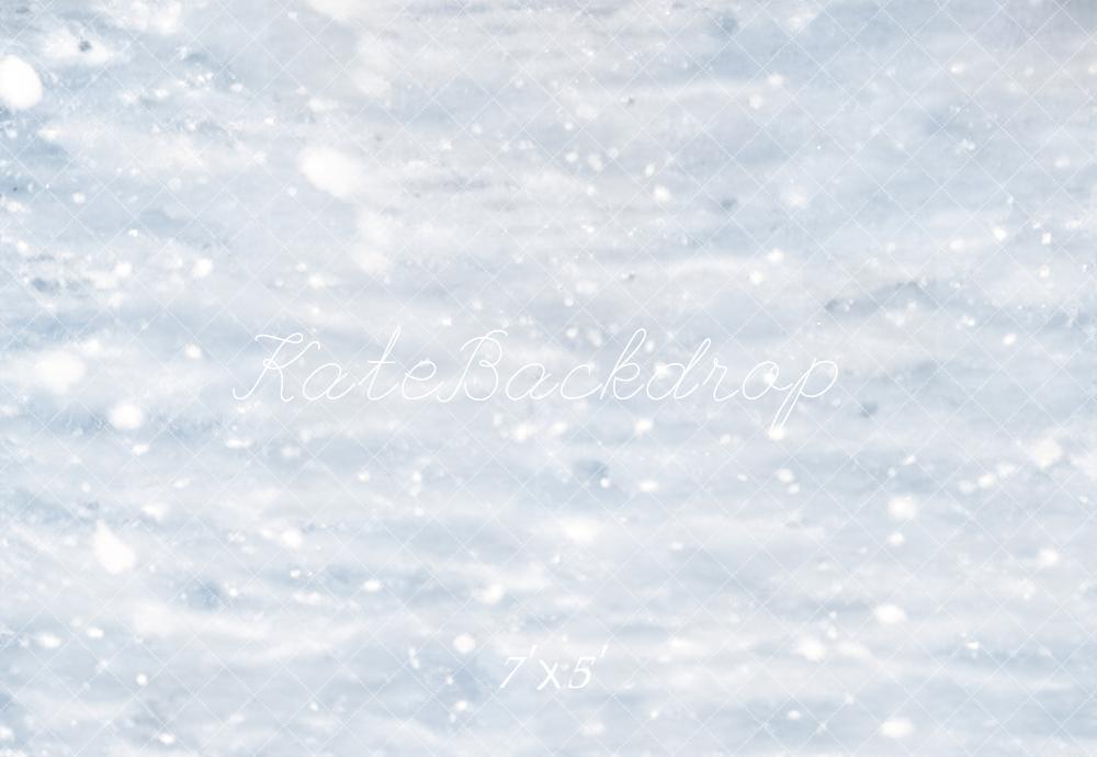 Kate Hiver Neige Blanc Sol Toile de fond conçue par Kate Image - Kate Backdrop FR