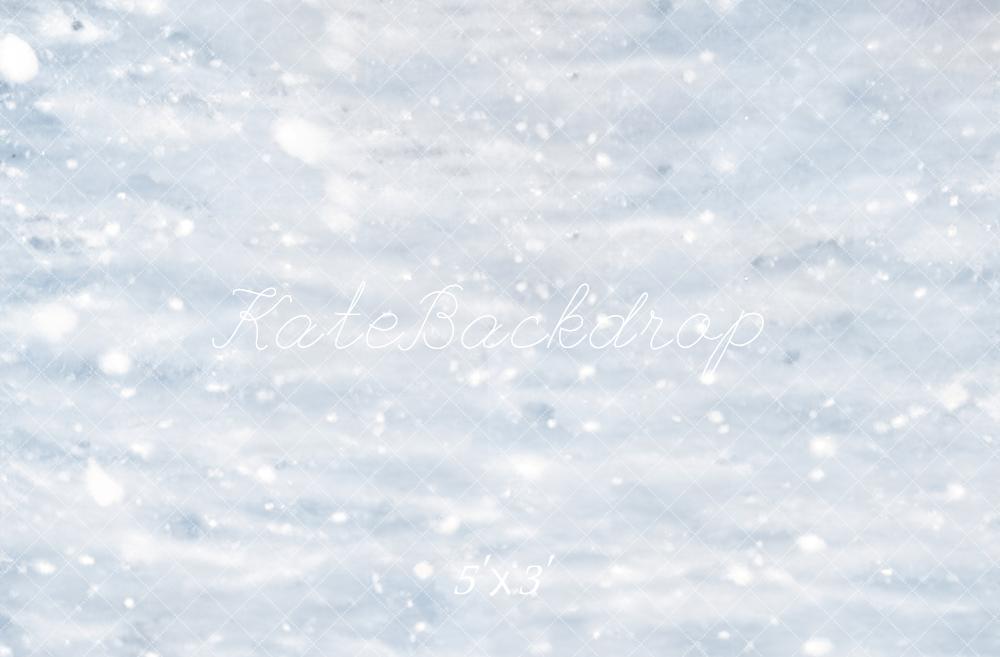 Kate Hiver Neige Blanc Sol Toile de fond conçue par Kate Image - Kate Backdrop FR