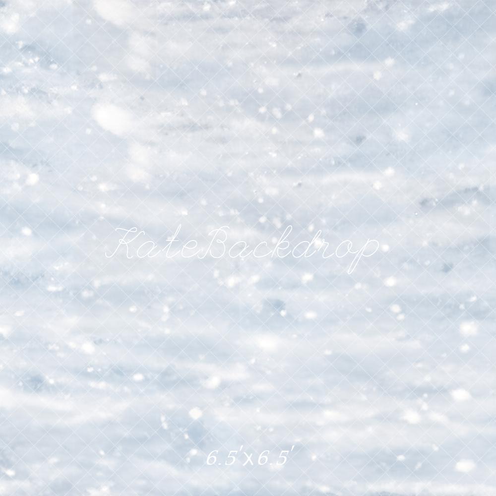 Kate Hiver Neige Blanc Sol Toile de fond conçue par Kate Image - Kate Backdrop FR