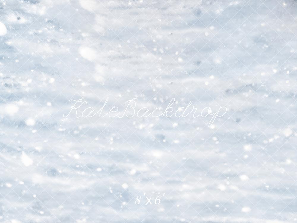 Kate Hiver Neige Blanc Sol Toile de fond conçue par Kate Image - Kate Backdrop FR