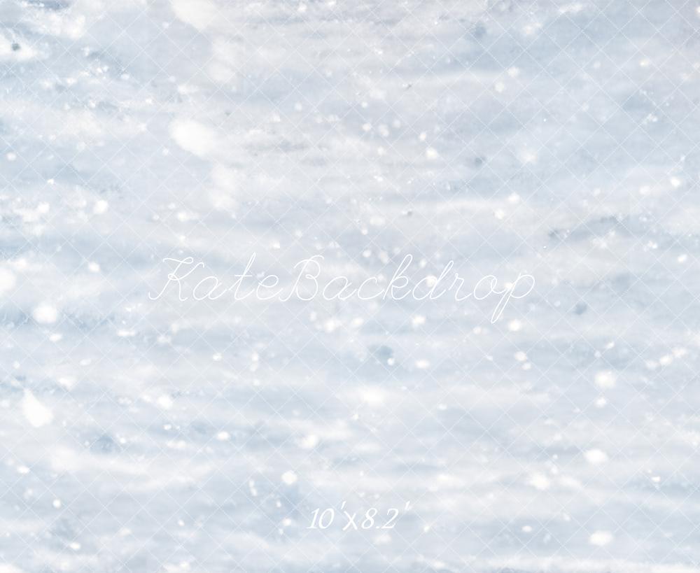 Kate Hiver Neige Blanc Sol Toile de fond conçue par Kate Image - Kate Backdrop FR
