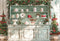 Kate Noël Cuisine Soleil Armoire Vert Décors Toile de fond conçue par Emetselch - Kate Backdrop FR