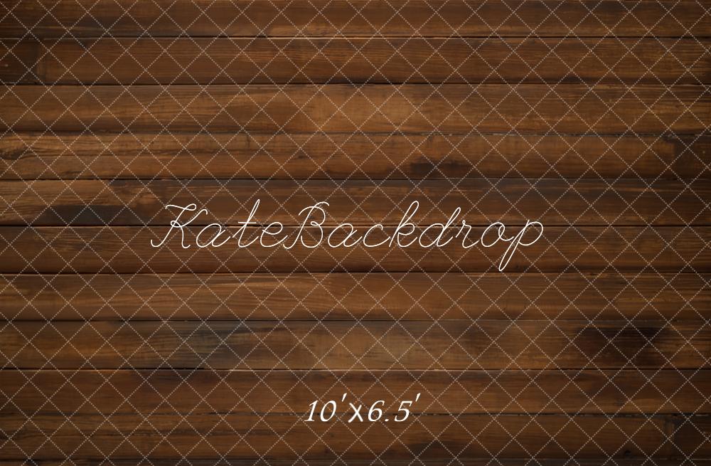 Kate Marron foncé Parquet Sol en bois Toile de fond conçue par Kate Image - Kate Backdrop FR