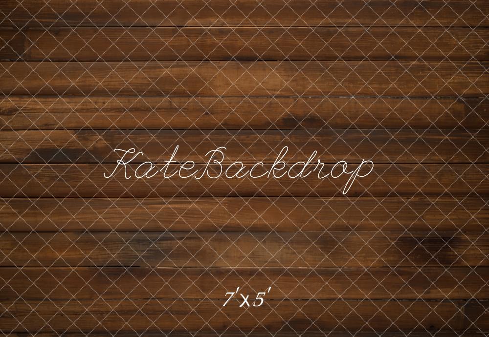 Kate Marron foncé Parquet Sol en bois Toile de fond conçue par Kate Image - Kate Backdrop FR