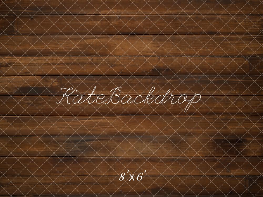 Kate Marron foncé Parquet Sol en bois Toile de fond conçue par Kate Image - Kate Backdrop FR