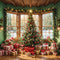 Kate Sapin de Noël Cadeaux Intérieur Fenêtres Toile de fond conçue par Emetselch - Kate Backdrop FR