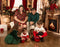Kate Noël Cheminée Rétro Rideau Fenêtre Ensemble de chambre - Kate Backdrop FR