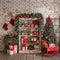 Kate Noël Armoires Rétro Mur de briques Cadeaux Toile de fond conçue par Emetselch - Kate Backdrop FR