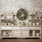 Kate Noël Blanc Armoire Mur de briques Couronne Toile de fond conçue par Emetselch - Kate Backdrop FR