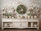 Kate Noël Blanc Armoire Mur de briques Couronne Toile de fond conçue par Emetselch - Kate Backdrop FR