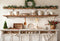 Kate Noël Cuisine Armoire Blanc Vaisselle Toile de fond conçue par Emetselch - Kate Backdrop FR