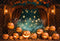 Kate Halloween Citrouille Étoile Lumières Arche Toile de fond conçue par Emetselch - Kate Backdrop FR