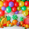 Kate Été Fruits Coloré Ballons Anniversaire Toile de fond conçue par Patty Robert - Kate Backdrop FR