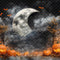 Kate Halloween Lune Nuage Sombre Citrouilles Toile de fond conçue par Emetselch - Kate Backdrop FR